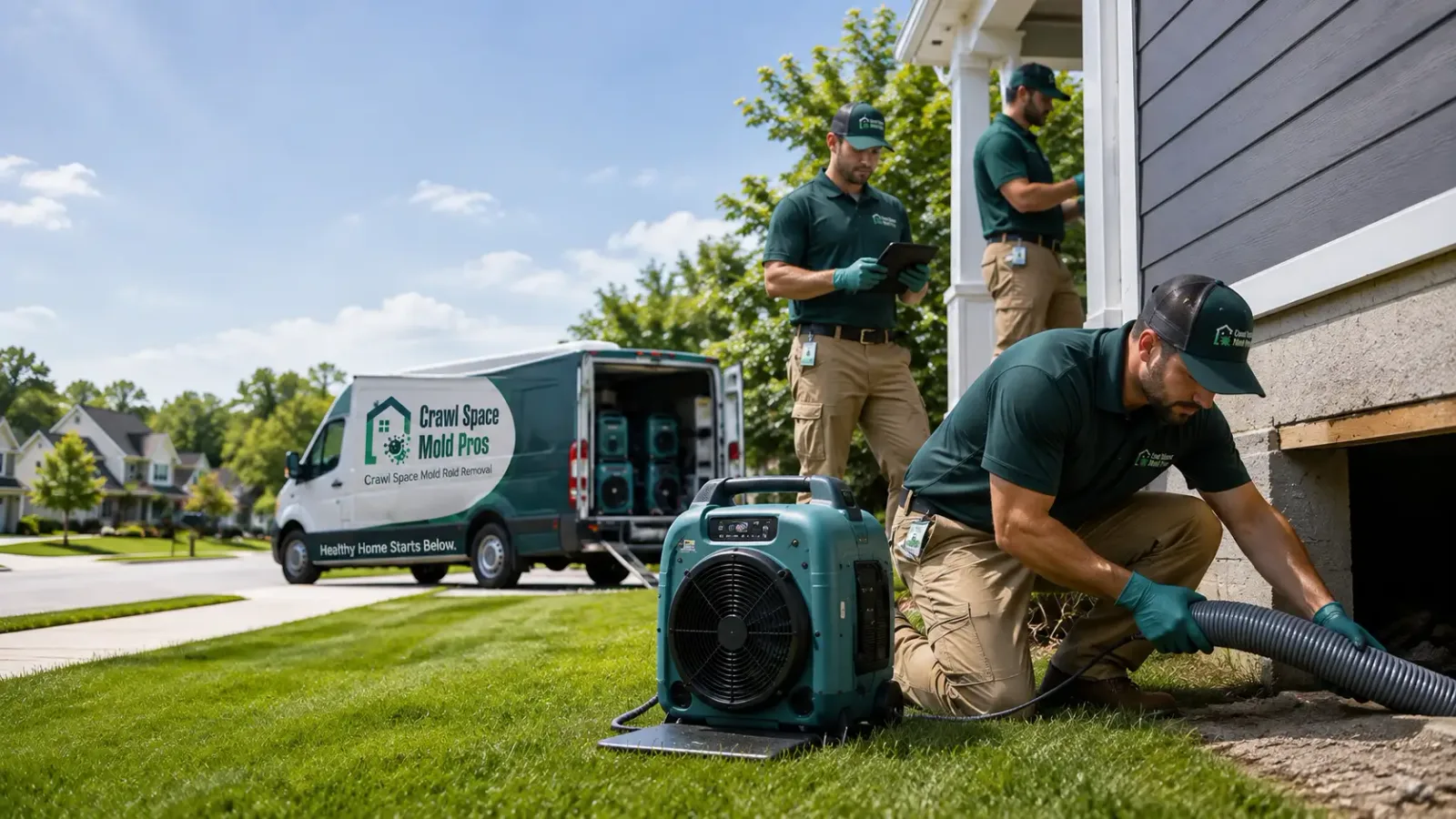 Crawl Space Mold Removal in Somerset, MA